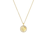 Sun Moon Zirconia Necklace - 8612002156-Bernd Wolf-Renee Taylor Gallery