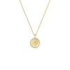 Sun 24K Gold Plated Zirconia Necklace - 8613004156-Bernd Wolf-Renee Taylor Gallery