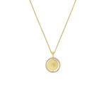 Sun Moon Zirconia Necklace - 8612002156-Bernd Wolf-Renee Taylor Gallery