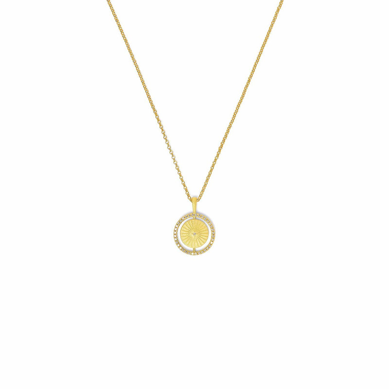 Sun Moon Zirconia Necklace - 8612004156-Bernd Wolf-Renee Taylor Gallery