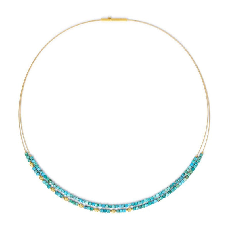 Cusca Turquoise Necklace - 8820010256-043-Bernd Wolf-Renee Taylor Gallery