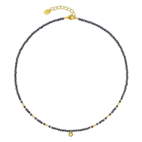 Sunteni Black Spinel Necklace - 8860001496-Bernd Wolf-Renee Taylor Gallery