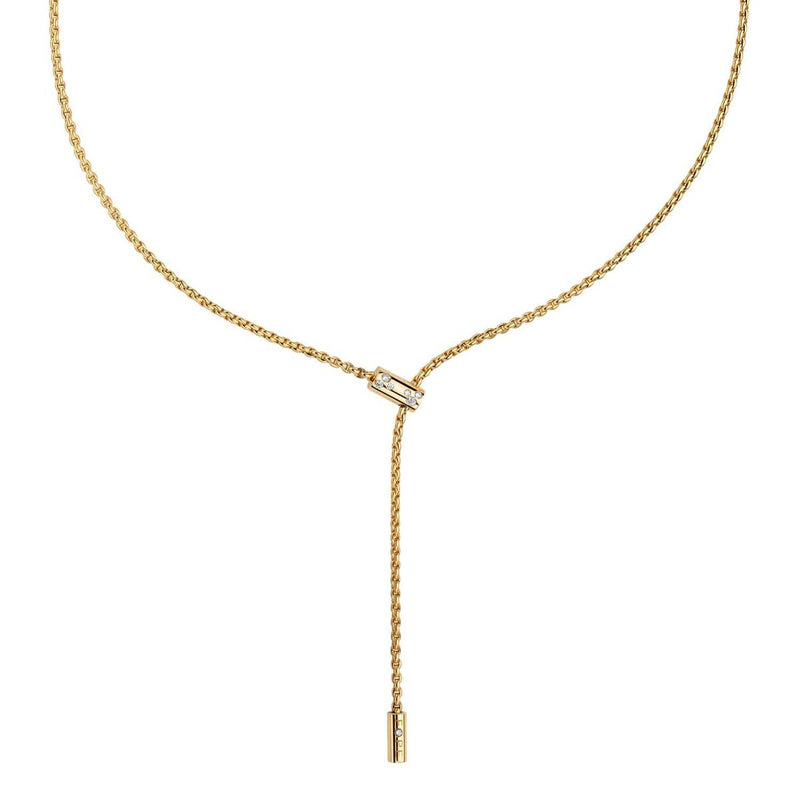 ARIA 18K Yellow Gold 2.05mm Necklace with Diamonds-FOPE-Renee Taylor Gallery