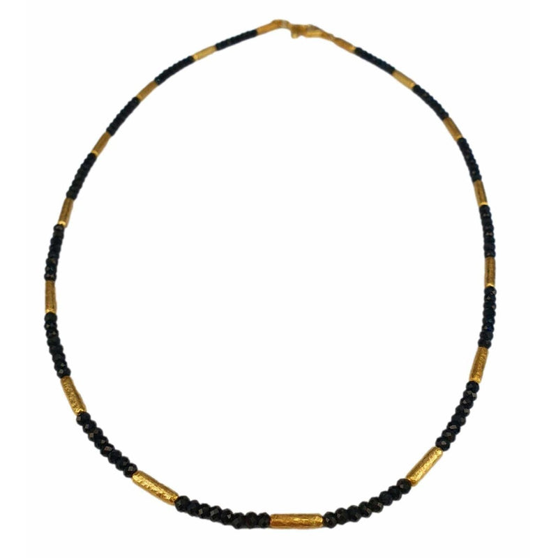 14K Gold & Black Tourmaline Necklace-Marika-Renee Taylor Gallery