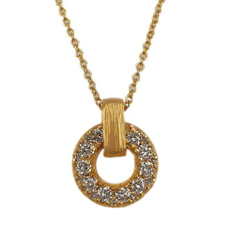 14K Gold & Diamond Necklace M9087-Marika-Renee Taylor Gallery