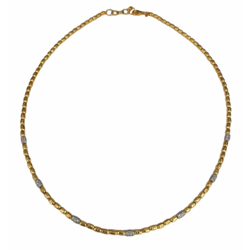 14K Yellow Gold and Diamond Necklace - M9235-Marika-Renee Taylor Gallery