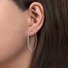 925 Sterling Silver Bujukan 40mm Classic Hoop Earrings-Gabriel & Co.-Renee Taylor Gallery