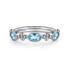 925 Sterling Silver Bujukan Blue Topaz Fashion Ladies Ring-Gabriel & Co.-Renee Taylor Gallery