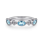 925 Sterling Silver Bujukan Blue Topaz Fashion Ladies Ring-Gabriel & Co.-Renee Taylor Gallery