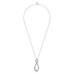 925 Sterling Silver Bujukan Drop Pendant Necklace-Gabriel & Co.-Renee Taylor Gallery