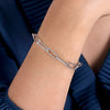 925 Sterling Silver Bujukan Link Chain Bracelet-Gabriel & Co.-Renee Taylor Gallery