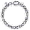925 Sterling Silver Bujukan Link Chain Tennis Bracelet - TB4886-75SVJJJ-Gabriel & Co.-Renee Taylor Gallery