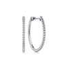 925 Sterling Silver Bujukan Oval Classic 30mm Hoop Earrings-Gabriel & Co.-Renee Taylor Gallery