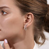 925 Sterling Silver Bujukan White Sapphire Stud Earrings-Gabriel & Co.-Renee Taylor Gallery