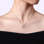 925 Sterling Silver Infinity Heart Pendant Necklace-Gabriel & Co.-Renee Taylor Gallery