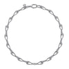 925 Sterling Silver Oval Link Chain Necklace with Bujukan Connectors-Gabriel & Co.-Renee Taylor Gallery