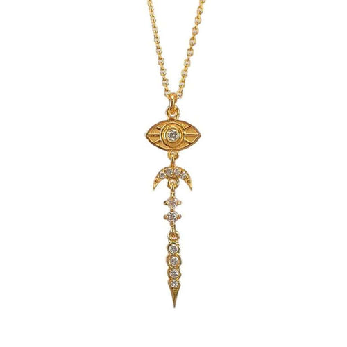 14K Gold & Diamond Necklace - M9385-Marika-Renee Taylor Gallery