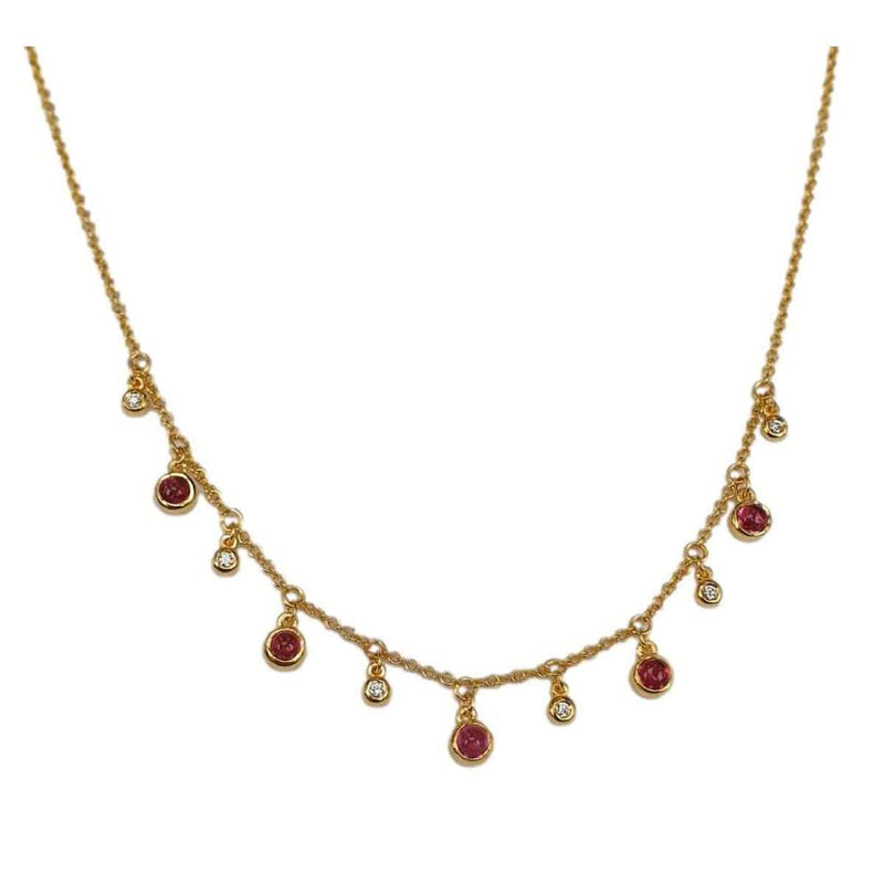 14K and Diamond Necklace - M9437-Marika-Renee Taylor Gallery