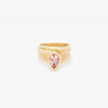 Gold Band Ring with Pink Tourmaline - A2035TP-Misani Milano-Renee Taylor Gallery