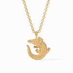 Alligator Pendant - Gold-Julie Vos-Renee Taylor Gallery