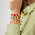 Antonia Tennis Bracelet - Iridescent Clear Crystal-Julie Vos-Renee Taylor Gallery