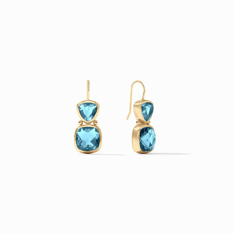 Aquitaine Earrings - Capri Blue-Julie Vos-Renee Taylor Gallery