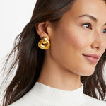 Avalon Doorknocker Earring - Gold-Julie Vos-Renee Taylor Gallery