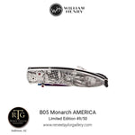 Monarch America Limited Edition - B05 AMERICA-William Henry-Renee Taylor Gallery