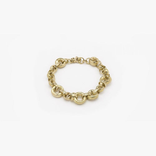 Bracelet with Handcrafted Gold Mesh and Diamonds-Misani Milano-Renee Taylor Gallery