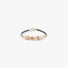 3mm Leather Bracelet with18K Yellow Gold Elements and Semi Precious Stones-Misani Milano-Renee Taylor Gallery