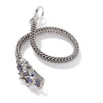 Legends Naga Silver Extra Small Bracelet Blue Sapphire - BBS601334BSPX-John Hardy-Renee Taylor Gallery