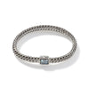 Icon Bracelet, Sterling Silver, Treated Swiss Blue Topaz Pavé, 6.5MM - BBS90422RVBLS2SBT-John Hardy-Renee Taylor Gallery