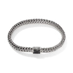 Icon Bracelet, Sterling Silver, White Diamond Pavé, 6.5MM - BBS90422RVDI2BLS-John Hardy-Renee Taylor Gallery