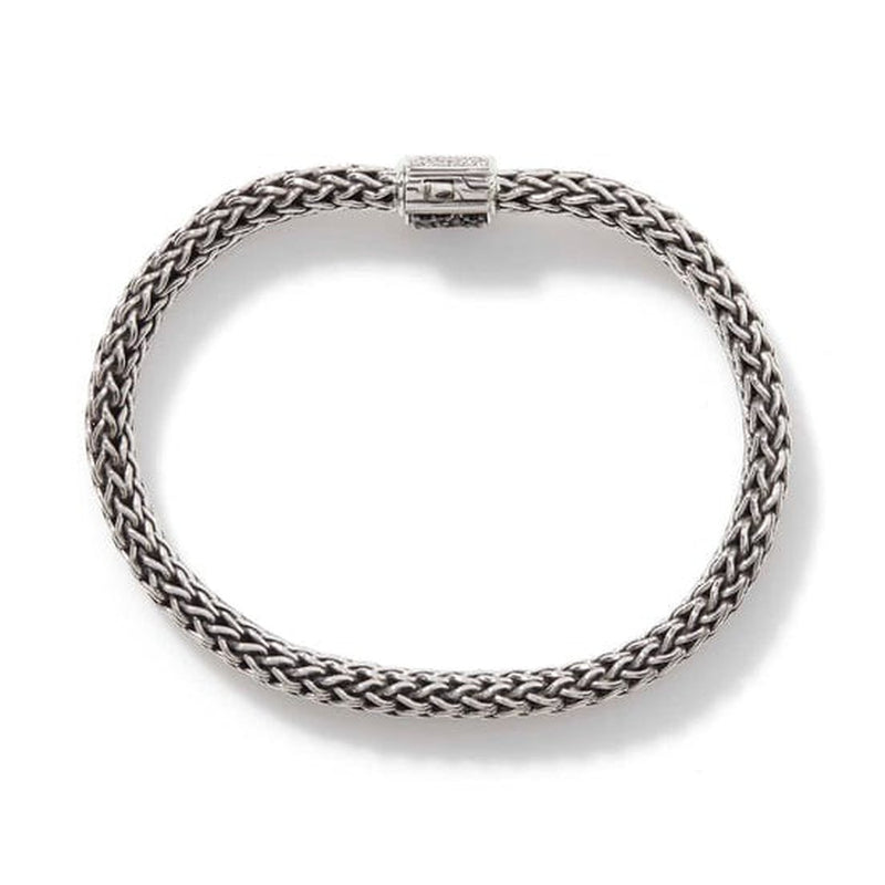 Icon Bracelet, Sterling Silver, White Diamond Pavé, 6.5MM - BBS90422RVDI2BLS-John Hardy-Renee Taylor Gallery