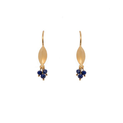 Bliss Cluster Lapis Earrings-Joyla-Renee Taylor Gallery