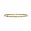 14K White-Yellow Gold Bujukan Cuff Bracelet with Diamond Stations - BG4436-62M45JJ-Gabriel & Co.-Renee Taylor Gallery