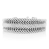 Sterling Silver Figure-8 Weave Bracelet- BU3035-00150-Lois Hill-Renee Taylor Gallery