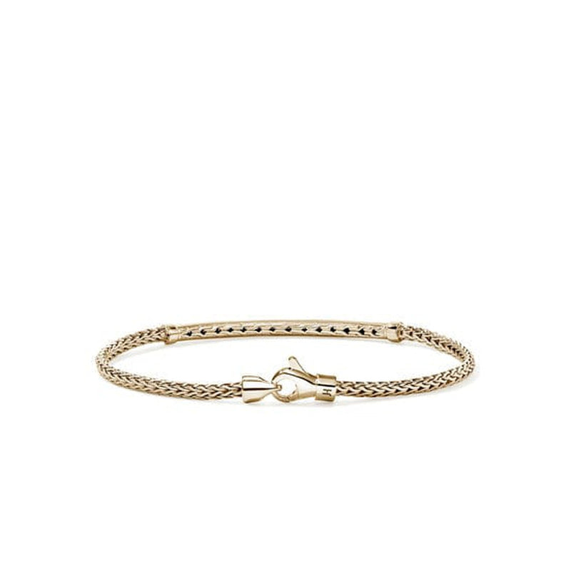 JH Essential Pavé Bracelet, Gold, Diamonds - BUGGX987082DI-John Hardy-Renee Taylor Gallery