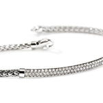 JH Essential Pavé Bracelet, Sterling Silver, Diamonds - BUP987082DI-John Hardy-Renee Taylor Gallery