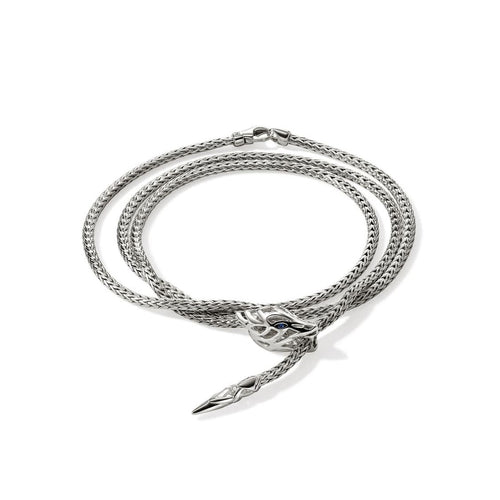 Naga Wrap, Sterling Silver - BUS603421BSPXU-John Hardy-Renee Taylor Gallery