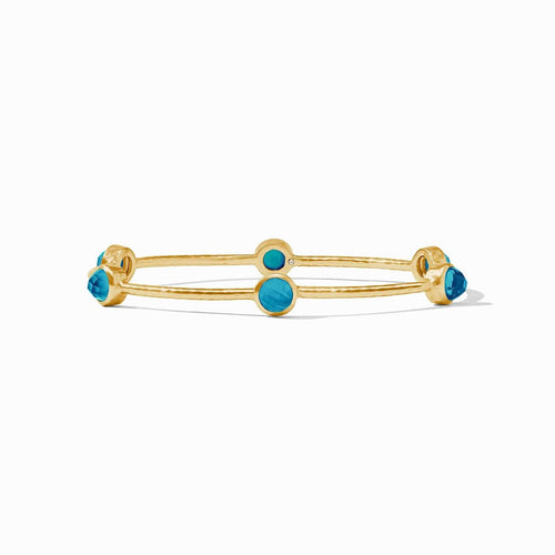 Milano Luxe Bangle - Iridescent London Blue-Julie Vos-Renee Taylor Gallery