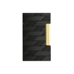 Line 2 Guilloche Lighter Monogram 1872 Black-S.T. Dupont-Renee Taylor Gallery