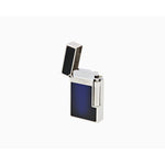 Le Grand Dupont Blue Lacquer And Palladium Lighter-S.T. Dupont-Renee Taylor Gallery