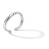 Surf Hinged Cuff, Silver, Diamonds - CBP9011172DI-John Hardy-Renee Taylor Gallery