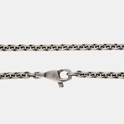 Sterling Silver and Diamond 3.8mm Chain - CH-SS38(LOB)34-Alex Sepkus-Renee Taylor Gallery