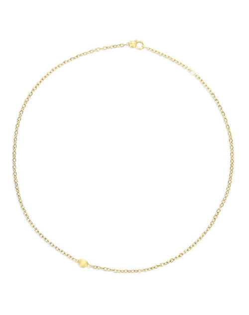 "Boules" Chain Necklace in Hand-Engraved Gold - CN1-609-Nanis-Renee Taylor Gallery