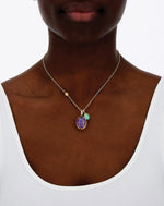 "Boules" Chain Necklace in Hand-Engraved Gold - CN1-609-Nanis-Renee Taylor Gallery