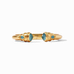 Cannes Demi Cuff - Iridescent Peacock Blue-Julie Vos-Renee Taylor Gallery