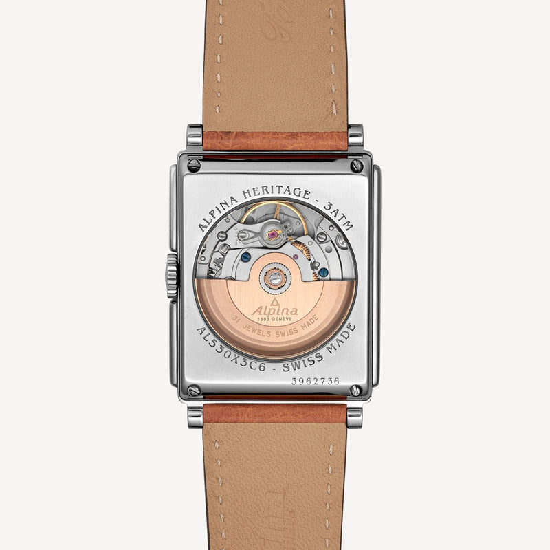 Heritage Carrée Automatic 140 Years - AL-530BA3C6-Alpina-Renee Taylor Gallery