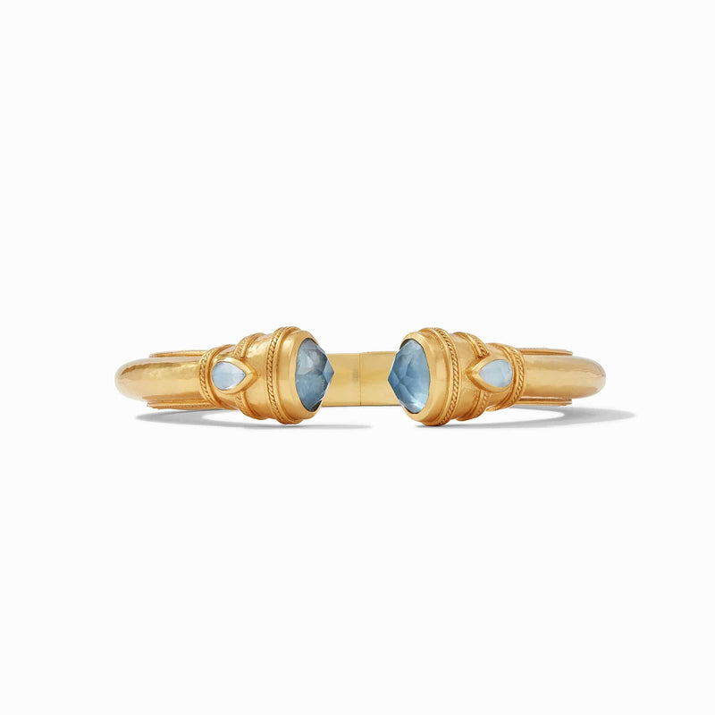 Cannes Demi Cuff Iridescent Chalcedony Blue - C091GICA00-Julie Vos-Renee Taylor Gallery